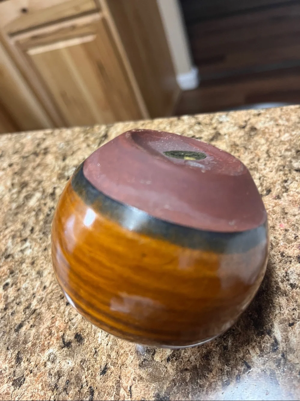 REDWARE BUD VASE  MADE IN JAPAN Tokoname